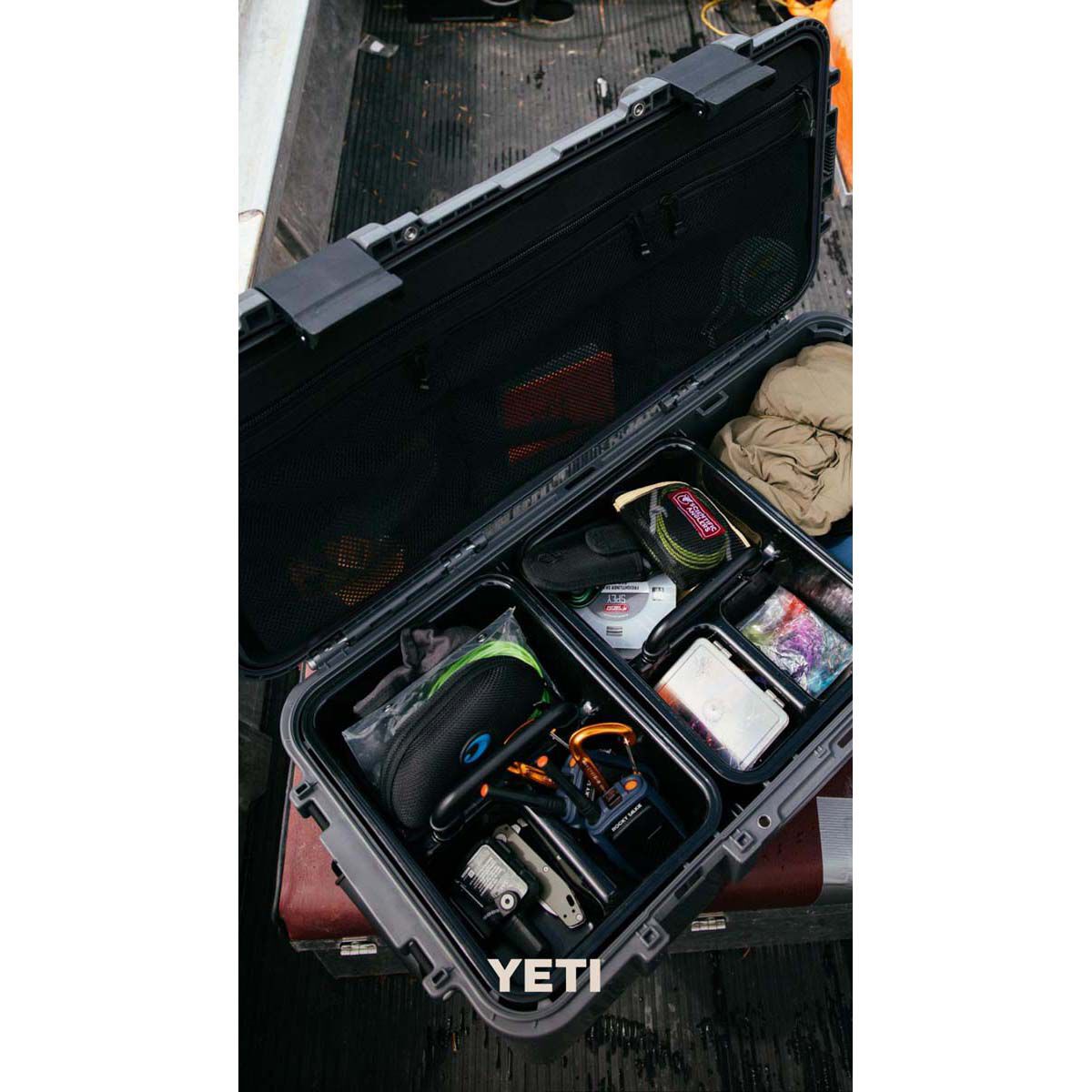 YETI&reg; LoadOut&reg; GoBox 60 Gear Case Charcoal, Charcoal, bcf_hi-res